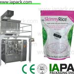Máquina de envasado automática de arroz trifásico de 380 voltios 60 bolsas / velocidad mínima
