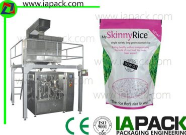 Máquina de envasado automática de arroz trifásico de 380 voltios 60 bolsas / velocidad mínima