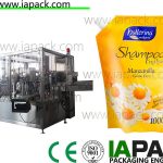 Shampoo Plastic Doypack Máquina de envasado automática para líquidos.