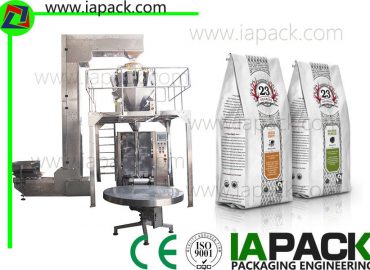 stabilo bag vffs máquina de embalaje para granos de café quad seal stabilo bagger